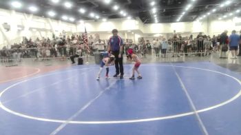 40 lbs Round Of 16 - Carson Morrow, Mat Demon WC vs Eliana Meza, Pounders WC