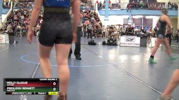 165 lbs Champ. Round 2 - Molly Olague, Skyline vs Presleigh Bennett, Preston