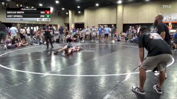 85 lbs Round 7 (8 Team) - Declan Smith, Panhandle Pittbulls vs Joey Spinell, Spartan WC