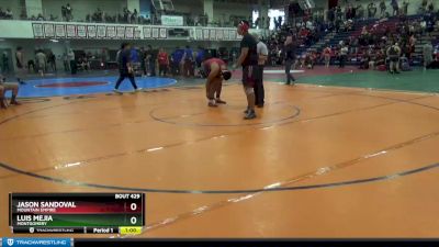 220 lbs Cons. Round 3 - Jason Sandoval, Mountain Empire vs Luis Mejia, Montgomery