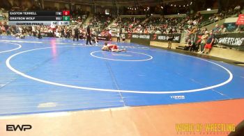 80 lbs Quarterfinal - Easton Terrell, Team Tulsa Wrestling Club vs Grayson Wolf, Wolfpak Wrestling