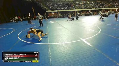 95 lbs Round 3 - Kambree Westendorf, Waverly Area Wrestling Club vs Nora Ohnemus, Iowa