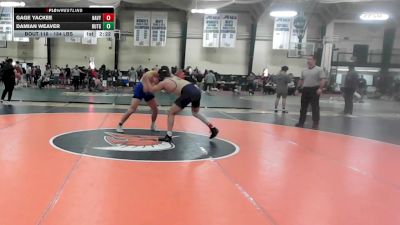 184 lbs Round Of 16 - Gage Yackee, Navy vs Damian Weaver, Rutgers