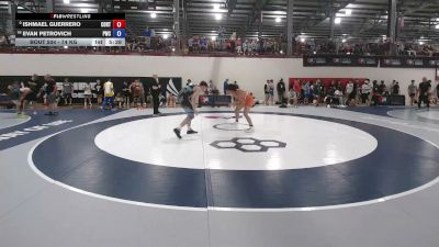 74 kg Champ. Rd Of 64 - Ishmael Guerrero, Cowboy RTC vs Evan Petrovich, Pittsburgh Wrestling Club