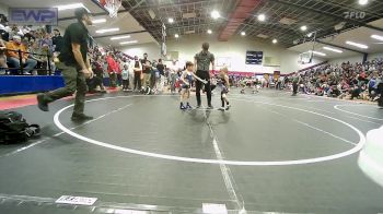 37 lbs Quarterfinal - Bradley Francis, Skiatook Youth Wrestling vs Cayden Robertson, Wagoner Takedown Club