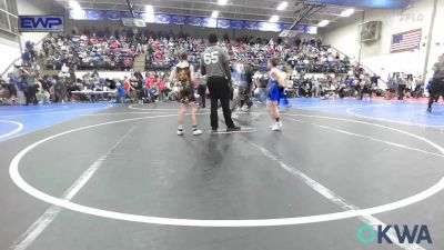 55 lbs Rr Rnd 3 - Cai Records, Grove Takedown Club vs Tristan Garland, Berryhill Wrestling Club