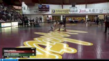 141 lbs Cons. Round 3 - Zach Wigzell, Southern Oregon University (Ore.) vs Steven Kroesen, Vanguard University (Calif.)