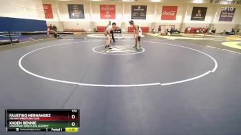 172 lbs Round 2 - Kaden Bennie, Sanderson Wrestling Academy vs Faustino Hernandez, Valiant Wrestling Club