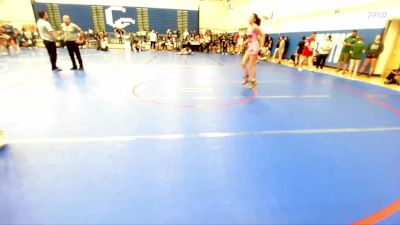 130 lbs Cons. Round 5 - Gwen Leon, Unattached vs Faith Bree, Redondo Union High School