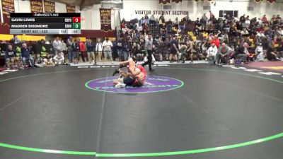 132 lbs Cons. Round 3 - Madden Skidmore, Edmond North vs Gavin Lewis, Crown Point