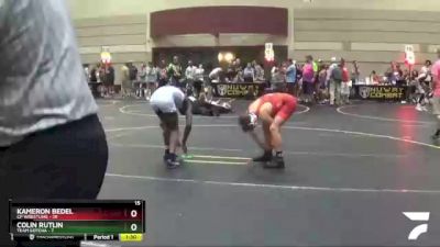 125 lbs Round 5 (6 Team) - Kameron Bedel, CP Wrestling vs Colin Rutlin, Team Gotcha