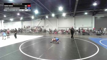 49 lbs Rr Rnd 2 - Suho Kwak, Salem Elite Mat Club vs J'onnis Covarrubias, Shafter Youth Wrestling