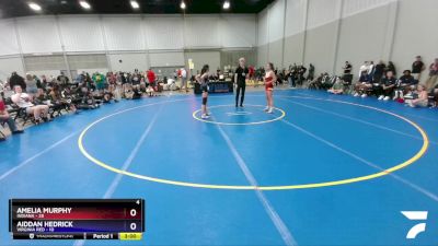 112 lbs Quarters & 1st Wb (16 Team) - Amelia Murphy, Indiana vs Aiddan Hedrick, Virginia Red