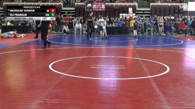 102 lbs Cons. Round 2 - Eli Franklin, Team Champs vs Nicholas Ticknor, Glenrock WC