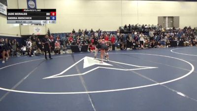 131 lbs Champ. Round 2 - Sierra Rieschick, Umpqua Community College vs Jade Morales, Southern Oregon University