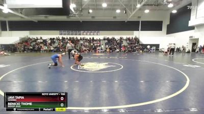 106 lbs Champ. Round 2 - Javi Tapia, Warren vs Benicio Thome, Bishop Amat