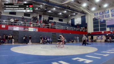 285 lbs Consy 1 - Peyton Schaum, Mt. Pleasant vs Sebastian Juarez-Safran, Quaker Valley