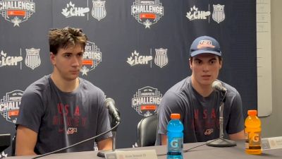 CHL USA Prospects Challenge: Drew Schock, Jack Murtagh Share Thoughts On USA's 6-1 Loss To Team CHL