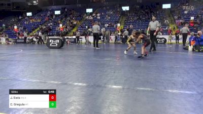 50 lbs Semifinal - Jennah Ewis, Wilkes Barre vs Charae Gregula, Mt. Lebanon