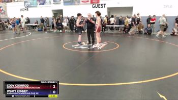 165 lbs Cons. Round 3 - Wyatt Kenney, Juneau Youth Wrestling Club Inc. vs Cody Coonrod, Soldotna Whalers Wrestling Club