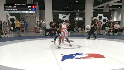 55 kg Quarters - Cadell Lee, West Point Wrestling Club vs Ezekiel Witt, Bison Wrestling Club