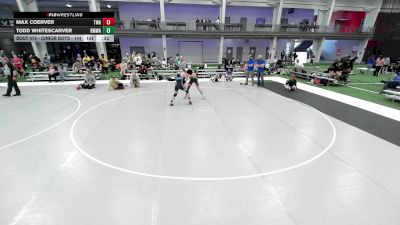 Junior Boys - 144 lbs Cons. Round 2 - Todd Whitescarver, Rocky Mountain Wrestling Academy vs Max Coerver, Thoroughbred Wrestling Academy