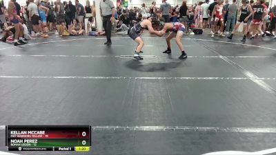 100 lbs Round 3 (6 Team) - Noah Perez, Roman Legion vs Kellan McCabe, Mat Warriors Yellow