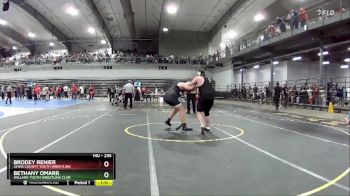 235 lbs Round 3 - Bethany OMarr, Willard Youth Wrestling Club vs Brodey Renier, Lewis County Youth Wrestling