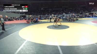 6A/5A Girls 125 Semifinal - Layla Morris, Mountainside Girls vs Kailea Takahashi, Forest Grove Girls