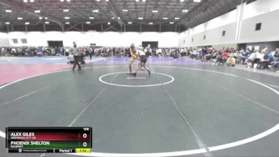 106 lbs Champ. Round 2 - Alex Giles, Arkansas City HS vs Phoenix Shelton, Kearney