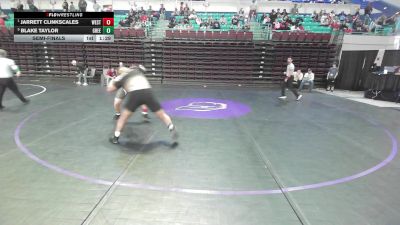 215 lbs Semifinal - Jarrett Clinkscales, Westside vs Blake Taylor, Greer