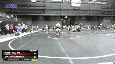 73 lbs Cons. Round 2 - Tobias Hershberger, Team Lightning Wrestling Club vs Lynken Willhite, Bluestem