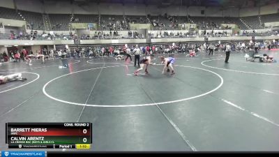 160 lbs Cons. Round 2 - Calvin Arentz, La Crosse BGC (Boys & Girls Cl vs Barrett Mieras, IAWC