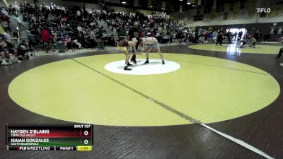 138 lbs Cons. Round 3 - Isaiah Gonzales, South Bakersfield vs Hayden D`blaing, Temecula Valley