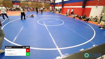 64 lbs Consolation - Langdon Brock, Glenpool Youth Wrestling vs Cooper Franklin, Broken Arrow Wrestling Club