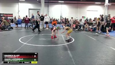 48 lbs Round 7 (8 Team) - Maverick Elliot, Mat Assassins Grey vs Mason Lampariello, Mayfield Mat Academy