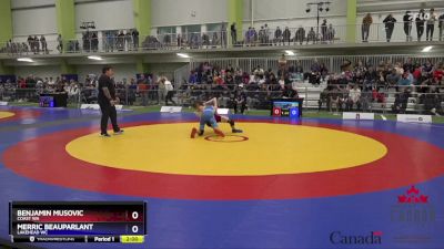 55kg Cons. Round 2 - Carson Miller, Oromocto WC vs Merric BeauParlant, Lakehead WC