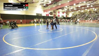 105 lbs Champ. Round 1 - Emi Yoshiii, Walnut vs Esmeralda Clavel, Grand Terrace