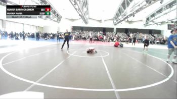 52-B lbs Quarterfinal - Oliver Bartholomew, Grit Mat Club vs Rudra Patel, Scorpions