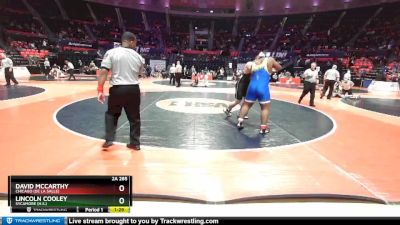 2A 285 lbs Champ. Round 1 - David McCarthy, Chicago (De La Salle) vs Lincoln Cooley, Sycamore (H.S.)