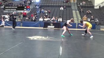 160 lbs Semifinal - Alexis Burton, Fort Hays State vs Lene McCrackin, Simon Fraser University
