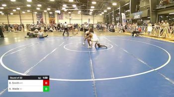 160 lbs Round Of 32 - Benjamin Smith, MD vs Aalijah Wade, SC