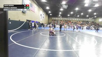 110 lbs Cons. Round 5 - Isabella Munguia, Ernest Righetti vs Anahi Zepeda, Selma