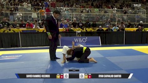Ryan Carvalho Santos vs Xavier Ramirez-Recinos 2025 Pan Kids Jiu-Jitsu IBJJF Championship
