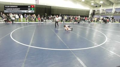 106 lbs 7th Place Match - Tyler Gerhold, DC Elite Wrestling vs Landon Burkett, Contenders Wrestling Academy