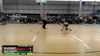 53 A Round 2 - Rocky Cullison, Fighting Squirrels vs Dallas Nelson, Homedale Wrestling