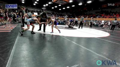 75 lbs Final - Braxton Williams, Chickasha Youth Wrestling vs Caden Calhoun, Lions Wrestling Academy