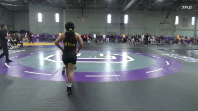 110 lbs Champ. Round 1 - Bentley Hills, Upper Iowa vs Emilie Gonzalez, Iowa