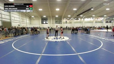 94 lbs Round Of 32 - Luca Glinski, Red Roots WC vs Abel Wellwood, Marshwood