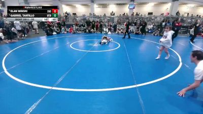 55 lbs 2nd Place Match - Elan Winski, Scots Wrestling Club vs Gabriel Tantillo, Warrior Trained Wrestling